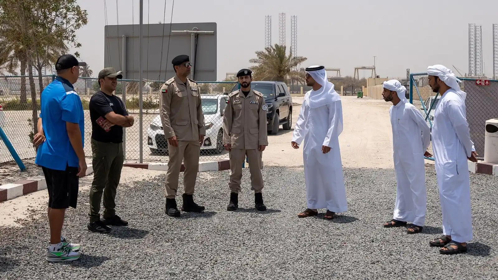 Image from Sharjah24: استقبل نادي الحمرية الثقافي الرياضي، الأربعاء، وفداً من أكاديمية الشار...
