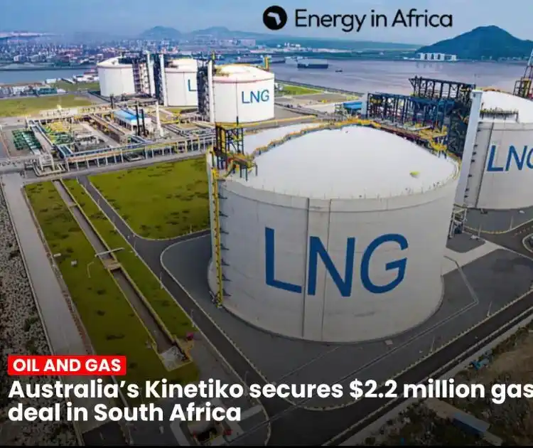 Image from African & Caribbean Energy Network : Australia’s Kinetiko secures $2.2 million gas deal in South Africa A...