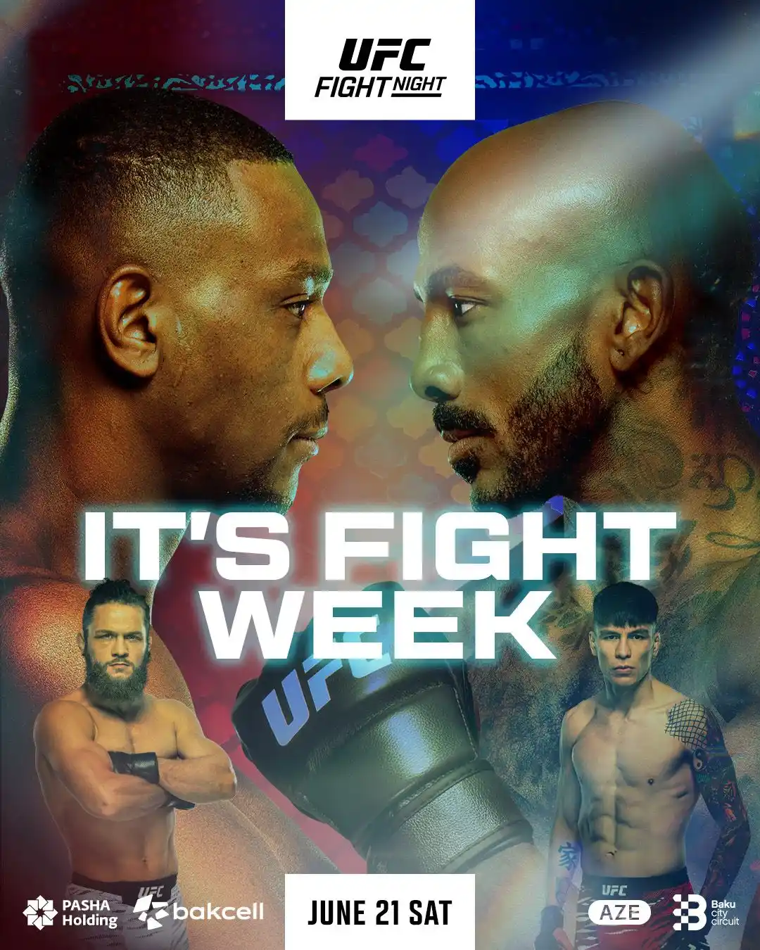 Image from UFC: Azerbaijan, we are HERE 👊 For the first time it's UFC Baku Fight Wee...