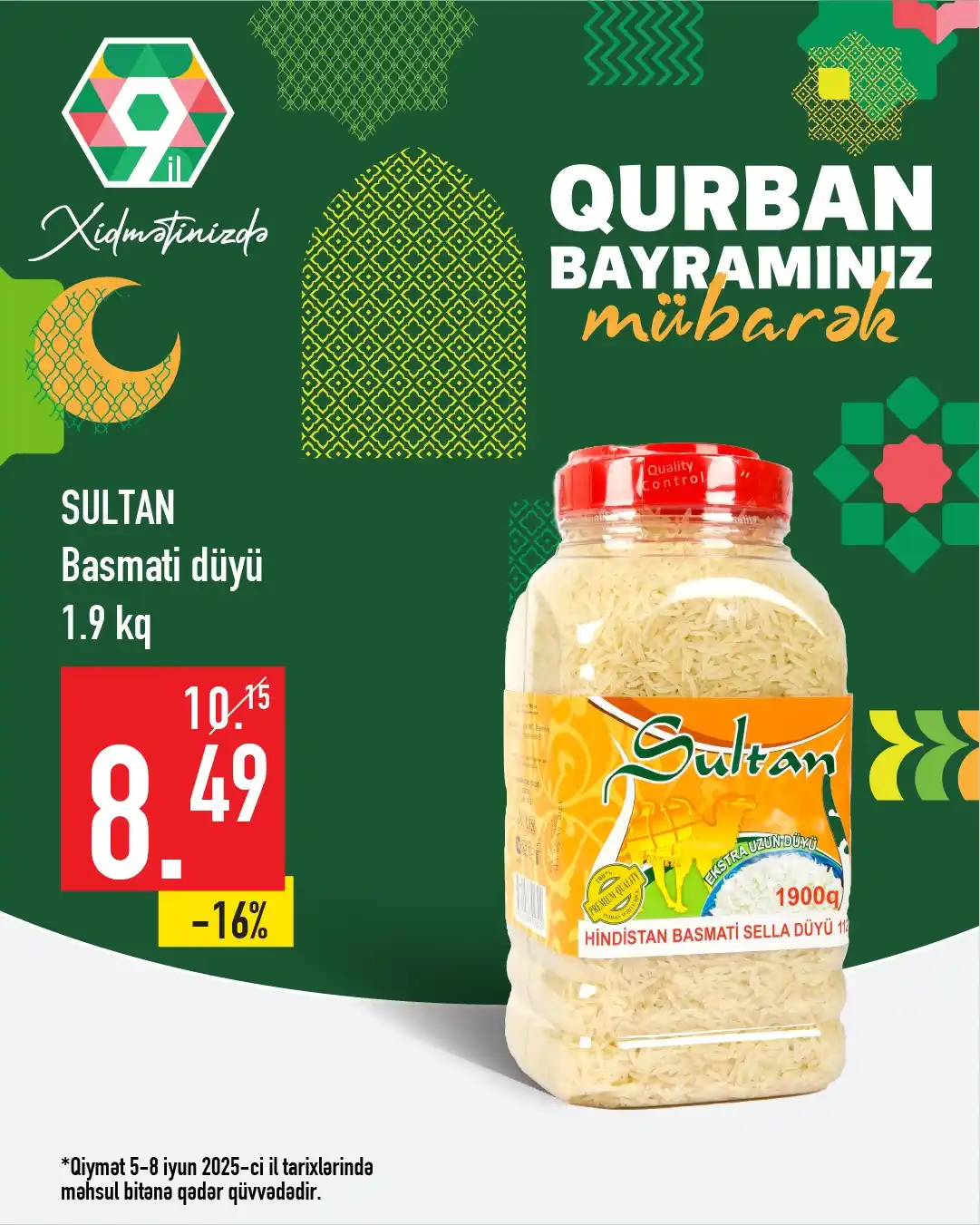 Image from Bravo Supermarket: Bayram hazırlığı üçün yolunuzu BRAVO-dan salın!  🥳  5-8 iyun tarixlər...