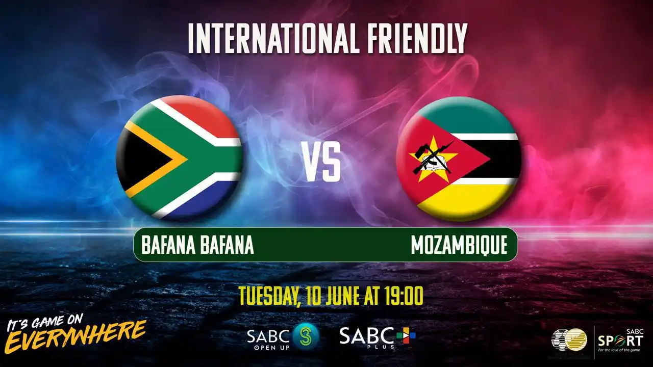 Image from S3 - Open Up: ⚔️Catch Bafana Bafana 🇿🇦 & The Mambas 🇲🇿 battle it out! Who will...