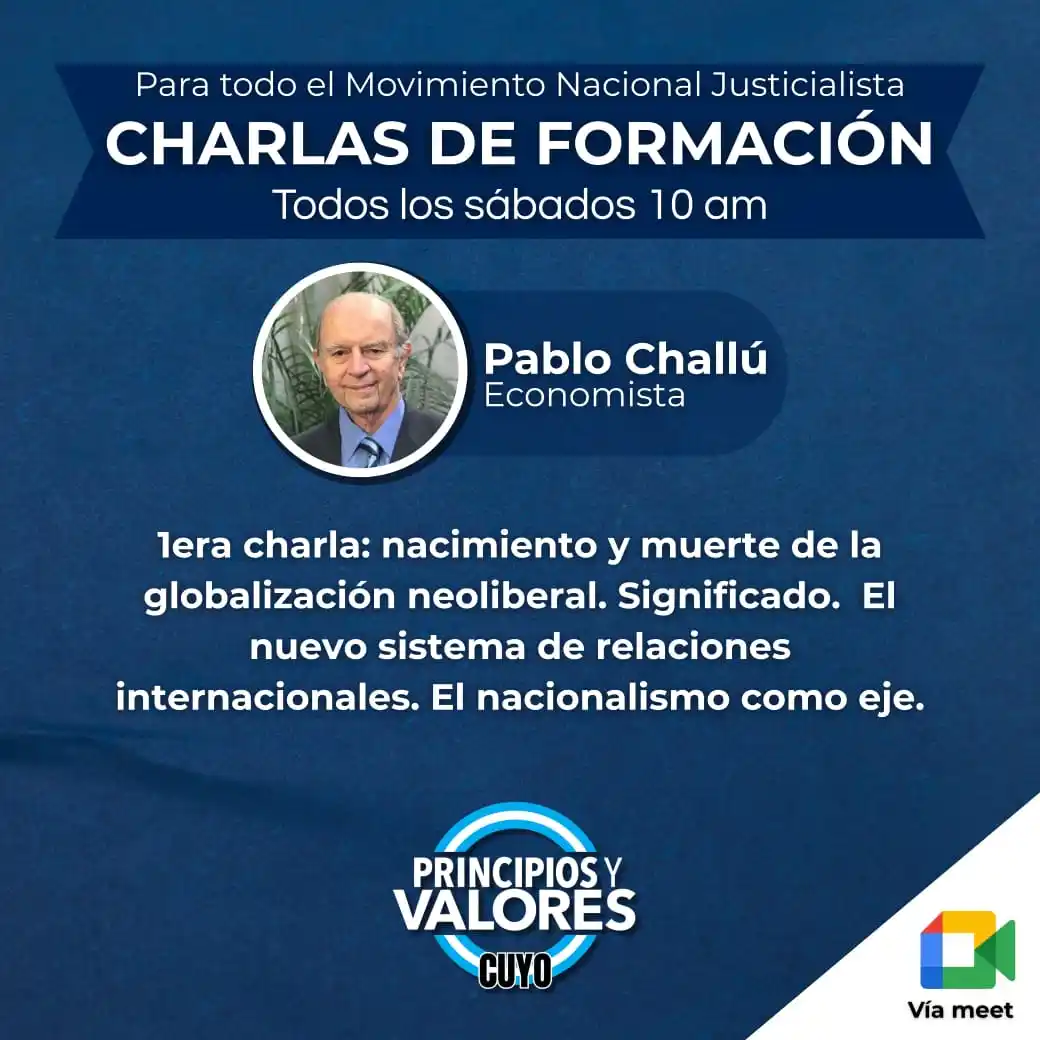 Image from Guillermo Moreno: *CICLO DE FORMACIÓN ECONÓMICA* 🗓️Este *Sábado 21/06/25* a las *10:0...