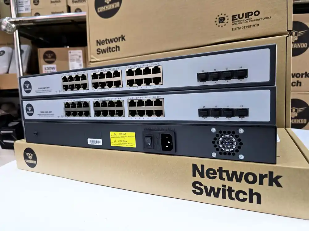 Image from COMMANDO Networks: *COMMANDO POE ⚡ SWITCHES* 🏁 _Most Powerful 🦍 Most Competitive Pricin...