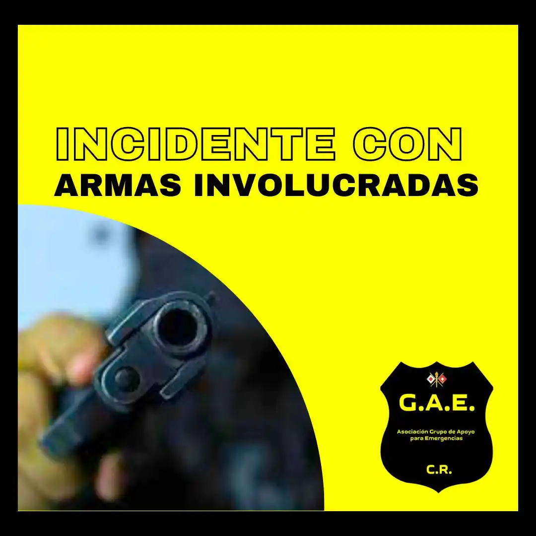Image from Reportes Emergencias CR y novedades en Rutas Nacionales: 🔫🔴 Desamparados, Cucubres. En la Plaza se Deportes. Reporte de herid...