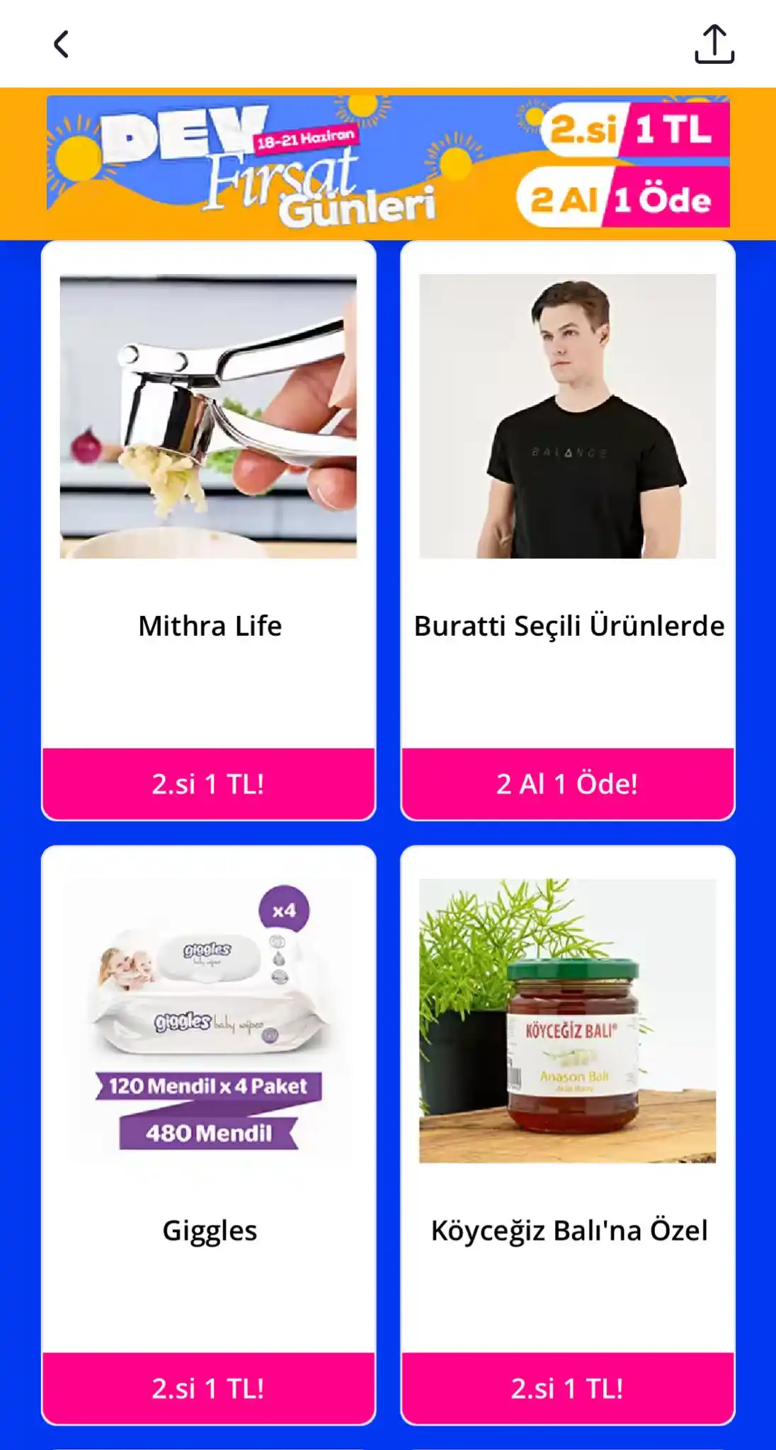 Image from Pazarama: Dev Fırsat Günleri başladı🎉 👉🏼https://pazarama.go.link/5JmGu...
