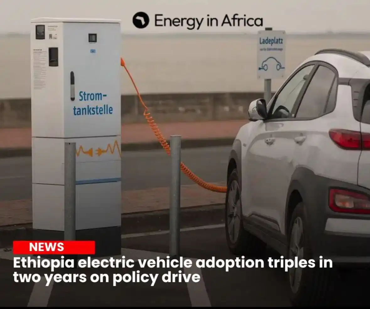 Image from African & Caribbean Energy Network : Ethiopia electric vehicle adoption triples in two years on policy driv...