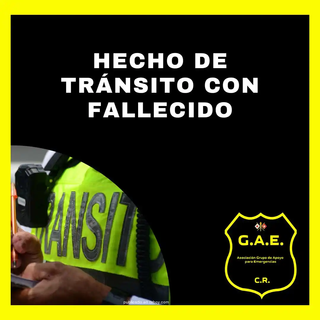 Image from Reportes Emergencias CR y novedades en Rutas Nacionales: Heredia, Real Cariari, sobre Ruta 1, sentido SJ-Alaj. Atropello con fa...