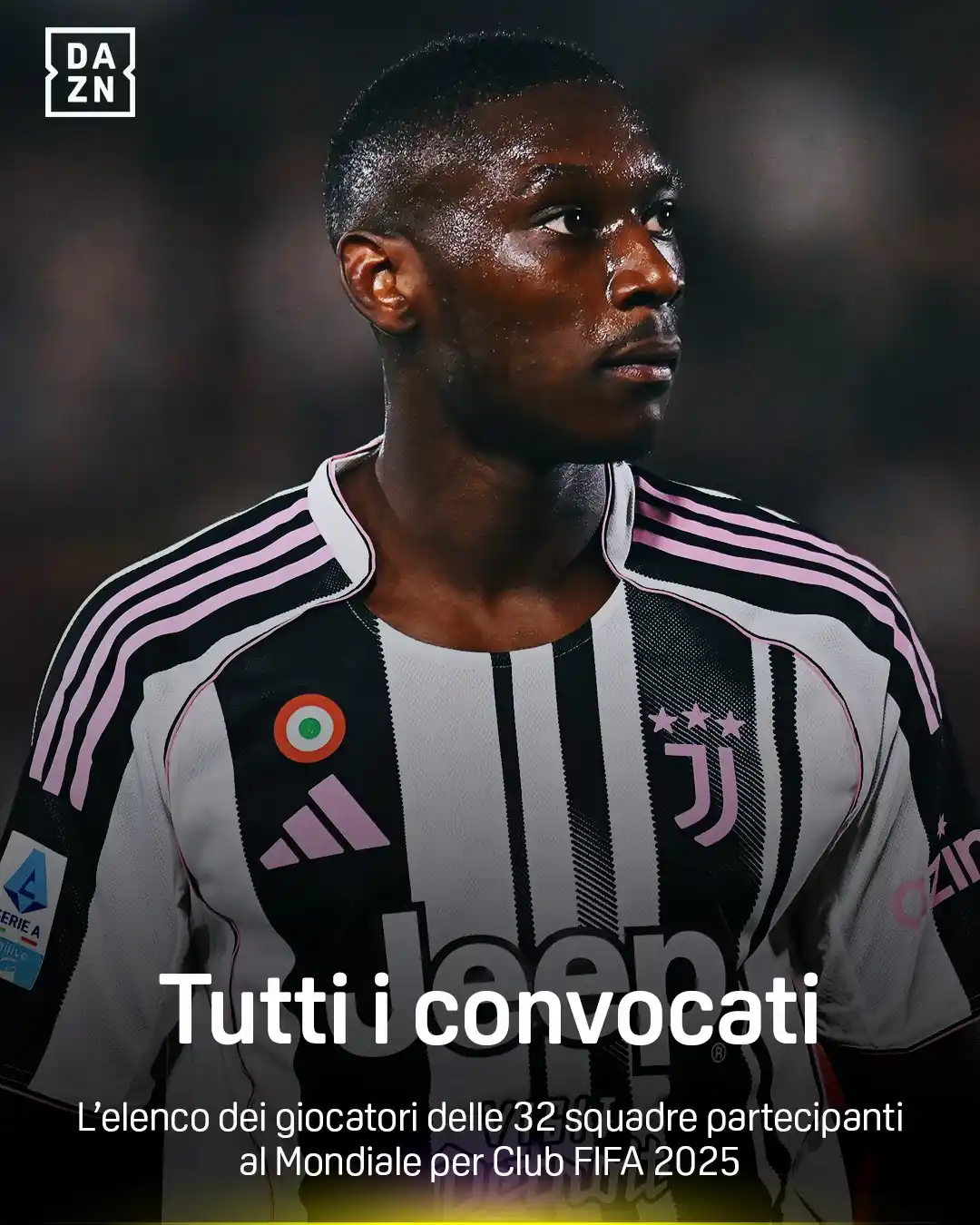 Image from DAZN Italia: 📋 I convocati delle 32 squadre al Mondiale Per Club! 🇮🇹 Inter e Juv...