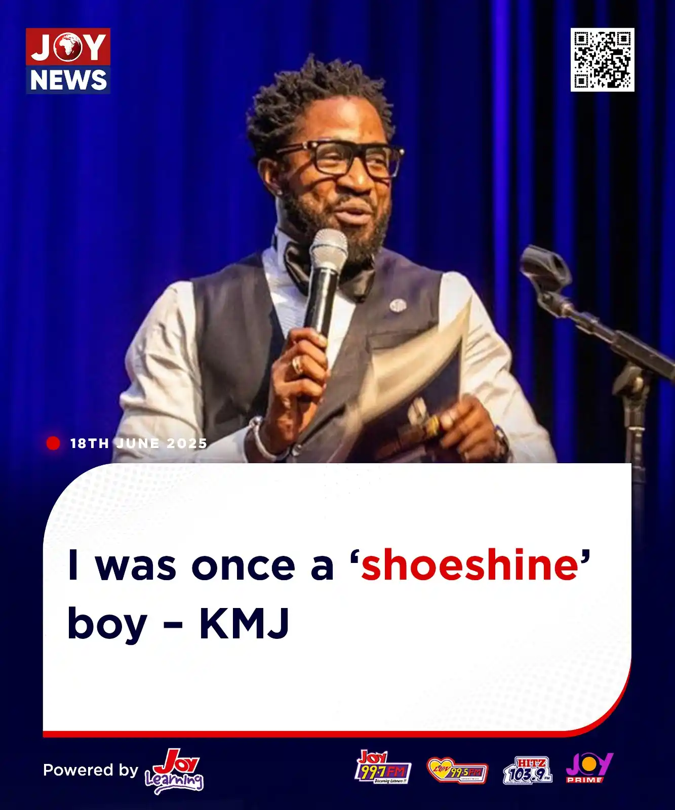 Image from Myjoyonline: I was once a ‘shoeshine’ boy – KMJ <a class="text-blue-500 hover:unde...