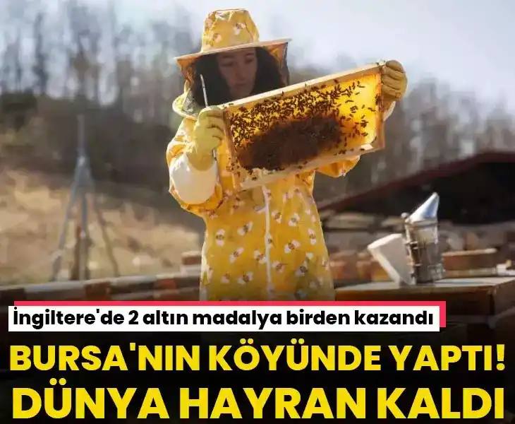 Image from gazetevatancom: 🖇️İNGİLTERE'DE İKİ ALTIN BİRDEN KAZANDI 🐝Bursa'nın köyünde yaptı, d...