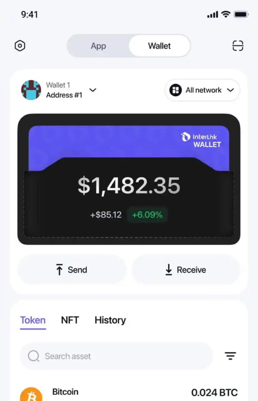 Image from Wagmi_zone: Interlink Wallet coming. This is another mining project you shouldn't ...