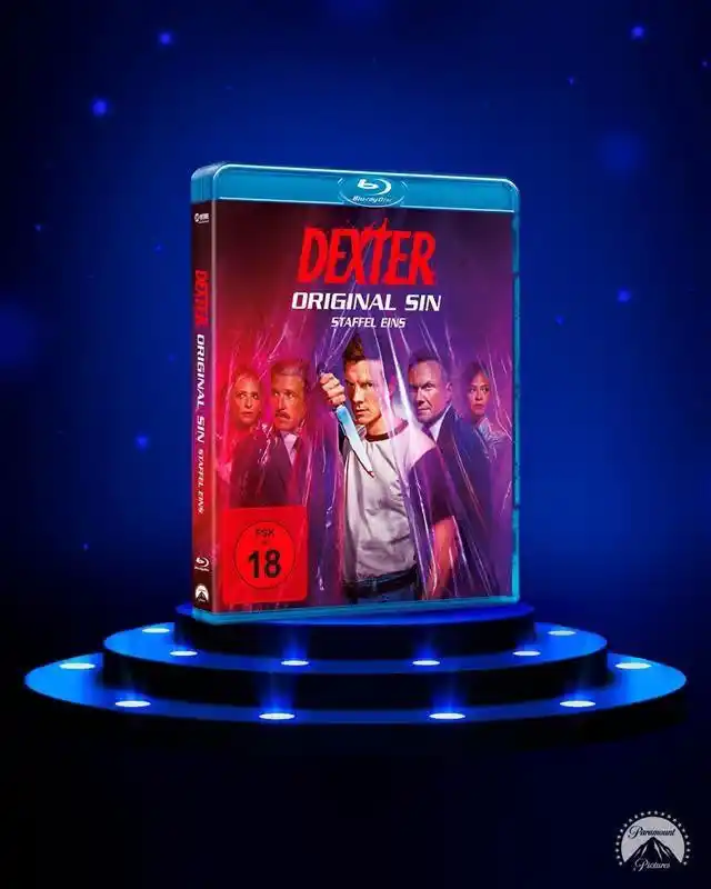 Image from Paramount Home Entertainment Deutsch: Jede Legende hat einen Anfang. Dies ist Dexters. 🩸 Die erste Staffel ...
