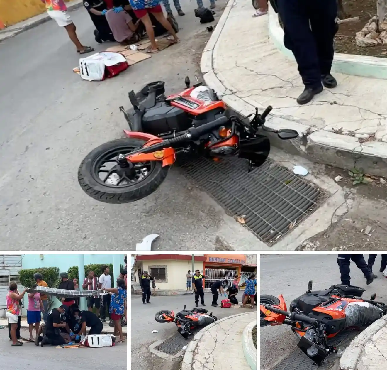 Image from Notirasa: 🏍 Jovencito se accidenta al estrenar motocicleta en Hunucmá Hunucmá,...