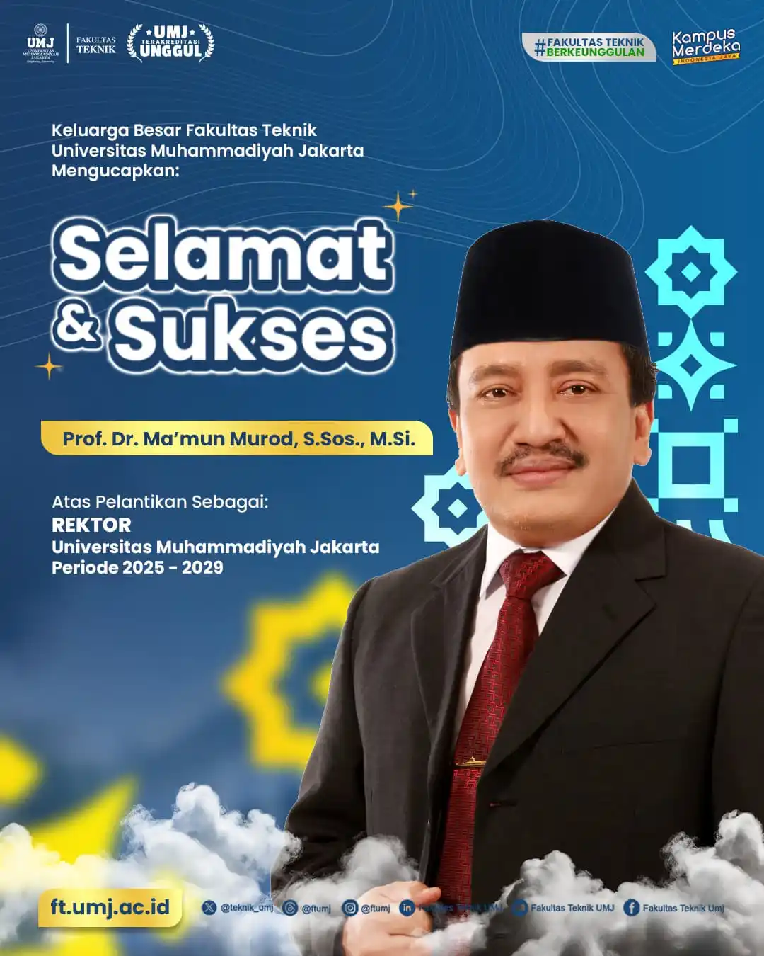 Image from Seputar Fakultas Teknik UMJ: Keluarga Besar Fakultas Teknik Universitas Muhammadiyah Jakarta menguc...