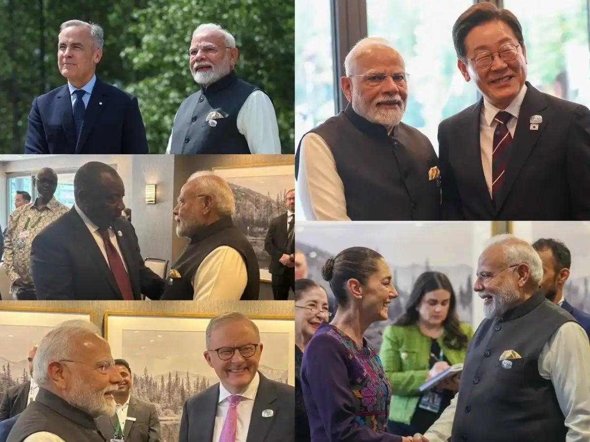 Image from இந்திய தேசிய இராணுவம் 🇮🇳 INA: கனனாஸ்கிஸில் ஜி7 உச்சிமாநாட்டின் போது பிரதமர் மோடி உலகத் தலைவர்களைச் ச...