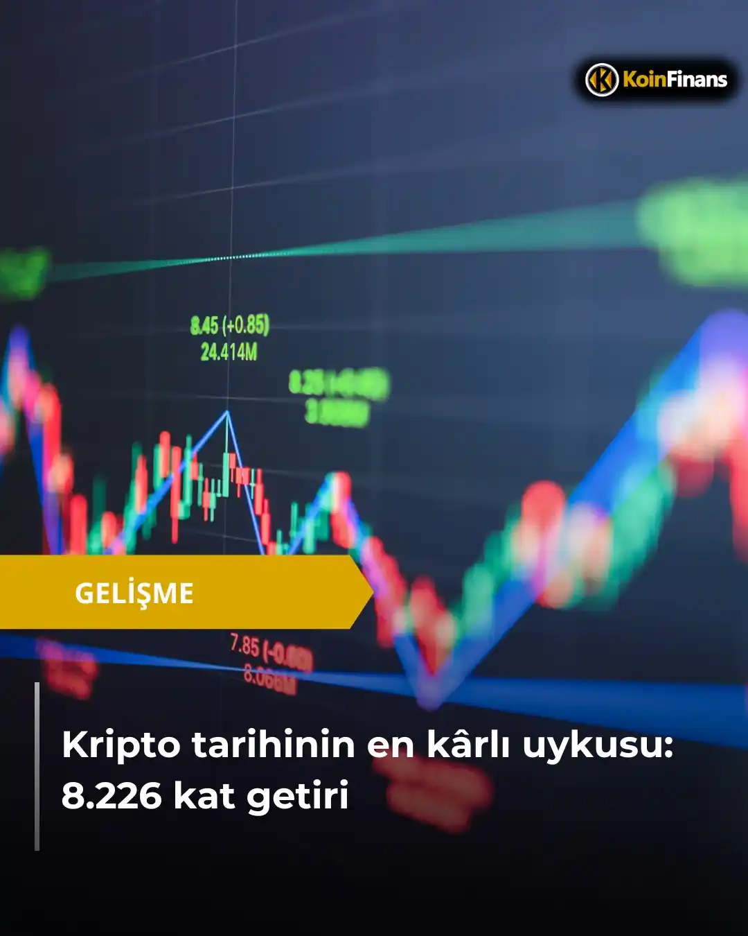 Image from KoinFinans: **Kripto Tarihinin En Kârlı Uykusu: 8.226 Kat Getiri* 👇 Yaklaşık *10...