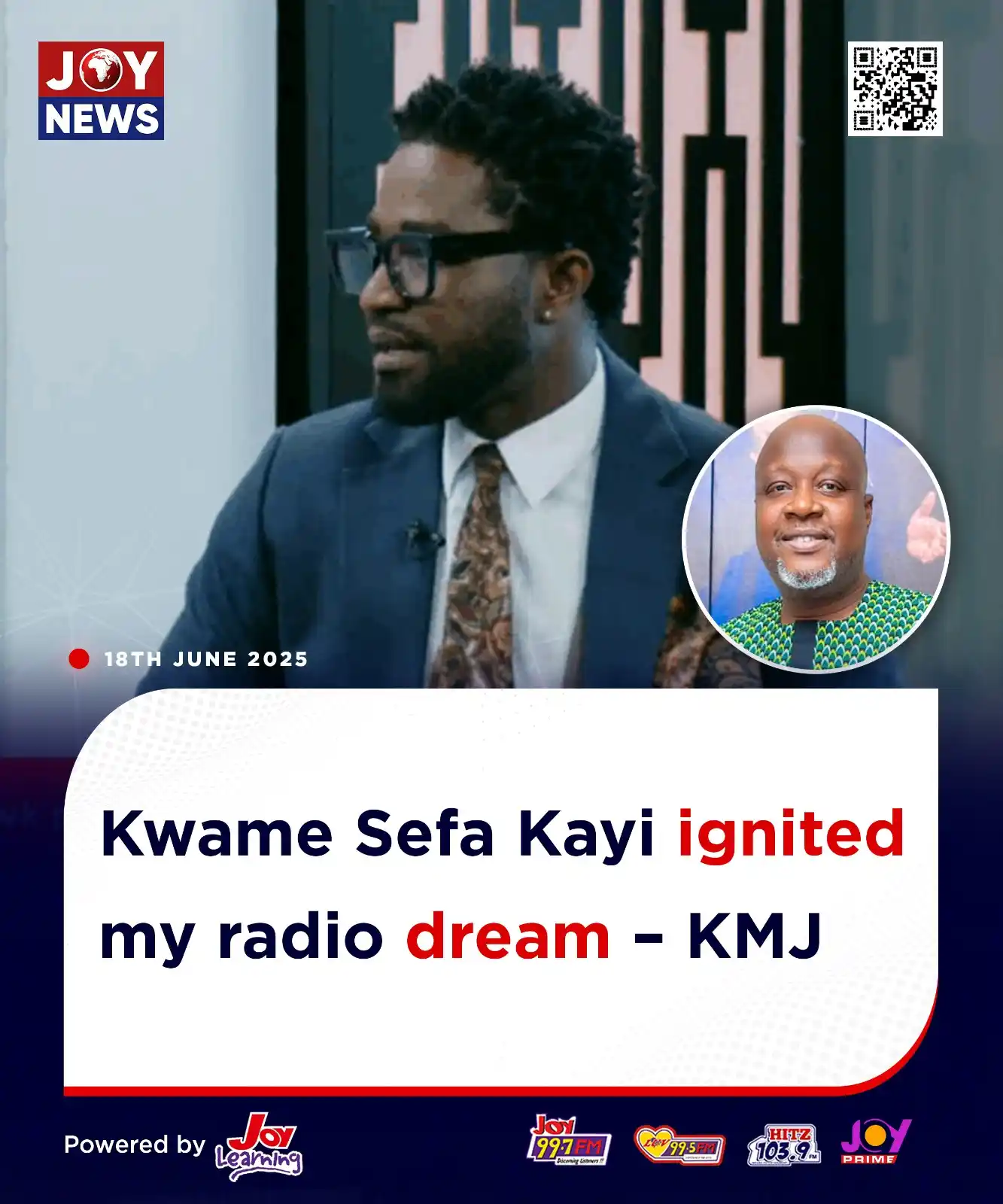 Image from Myjoyonline: Kwame Sefa Kayi ignited my radio dream – KMJ Details here: http://tin...