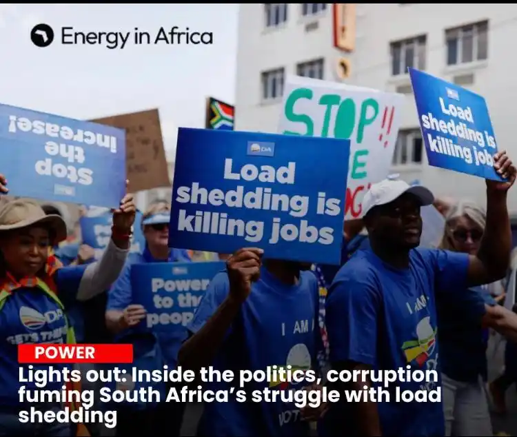 Image from African & Caribbean Energy Network : Lights out: Inside the politics, corruption fuming South Africa’s stru...
