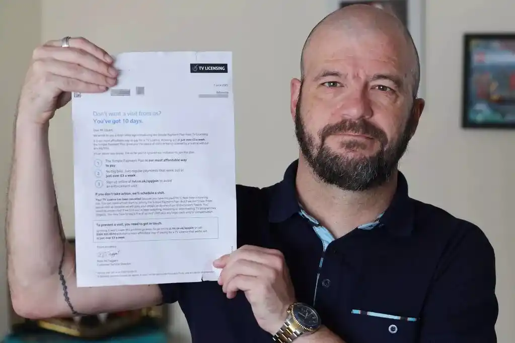 Image from Liverpool Echo : *Man thought he'd beaten TV licence system - then a letter turned up* ...