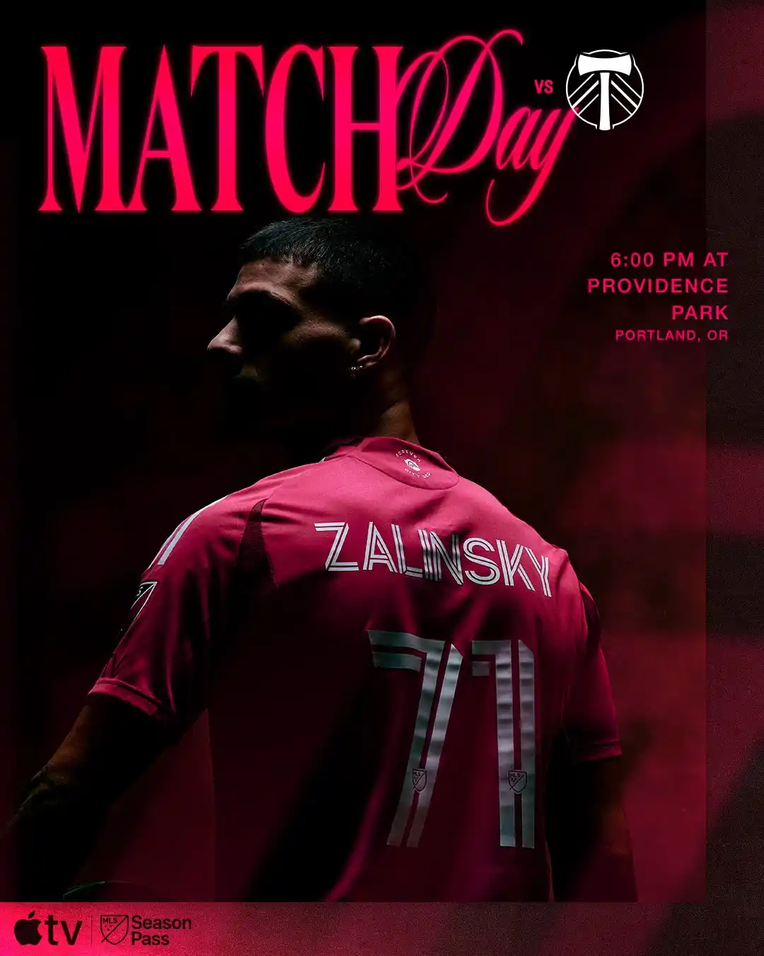 Image from St. Louis CITY SC: Matchday in the CITY of Roses 🔴🌹  Watch <a class="text-blue-500 hove...