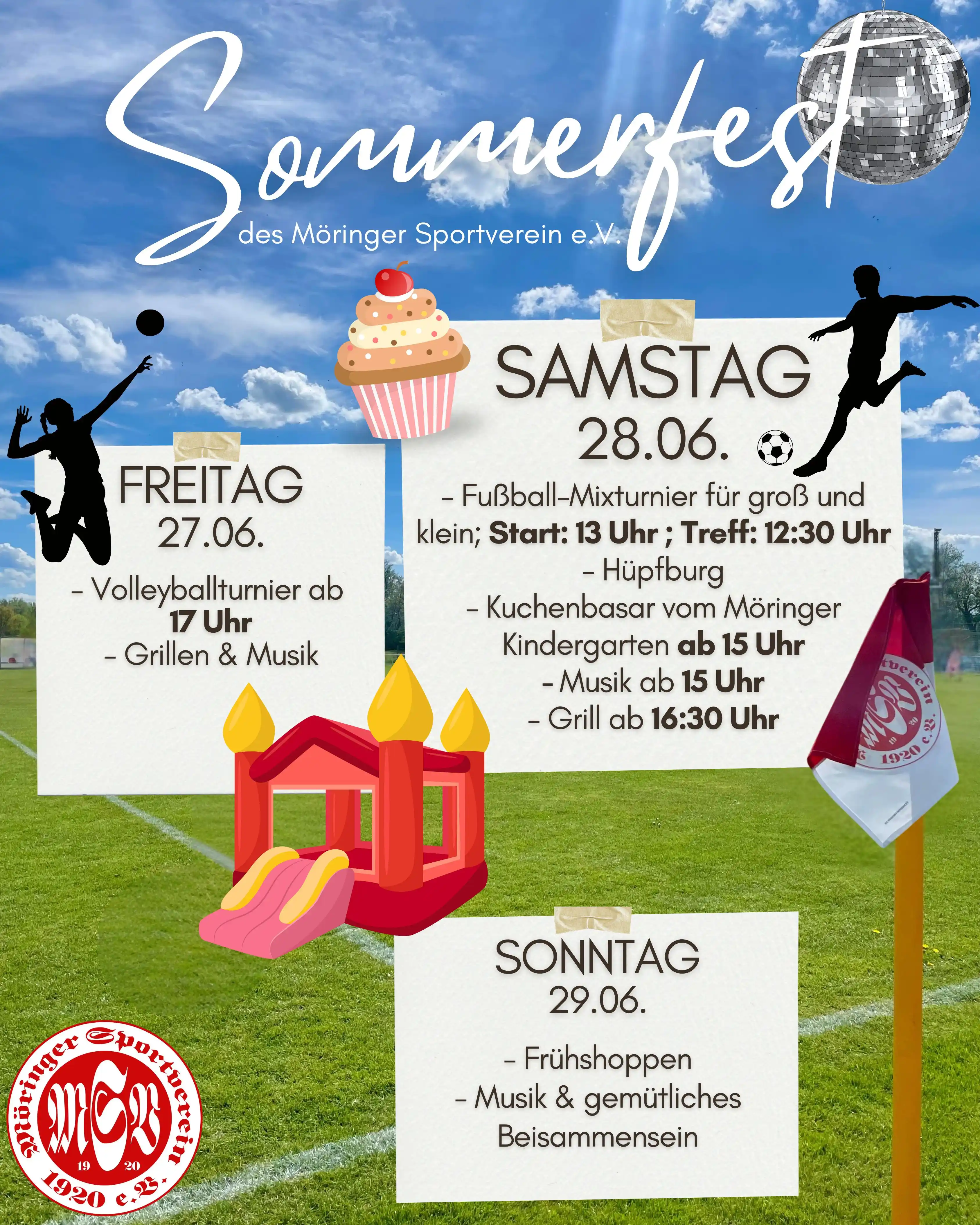Image from Möringer Sportverein e.V.: ☀️ *MSV-Sommerfest 2025* ☀️ Vom 27.06-29.06. ist es wieder soweit…. D...