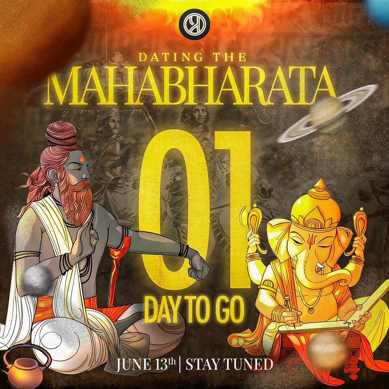 Image from Prachyam: Only 1 Day To Go! Are you excited to watch Dating of the Mahabharat? h...