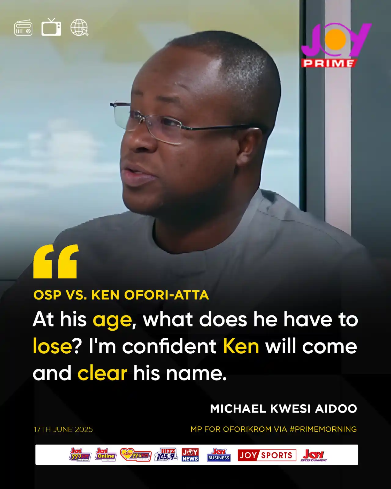 Image from Myjoyonline: OSP vs. Ken Ofori-Atta: At his age, what does he have to lose? I'm con...