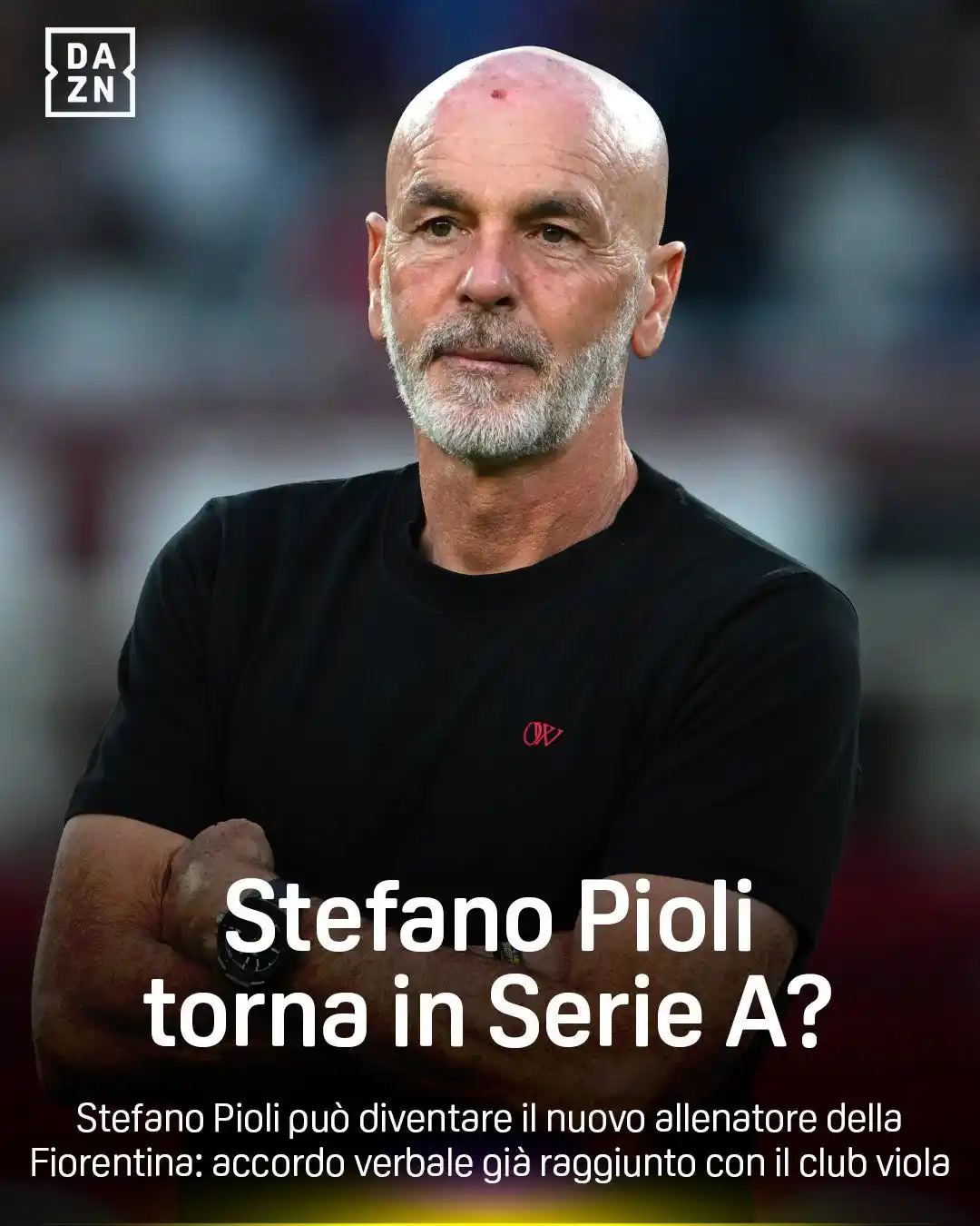 Image from DAZN Italia: Pioli può tornare sulla panchina della Fiorentina 🔙🟣 Accordo verbale...