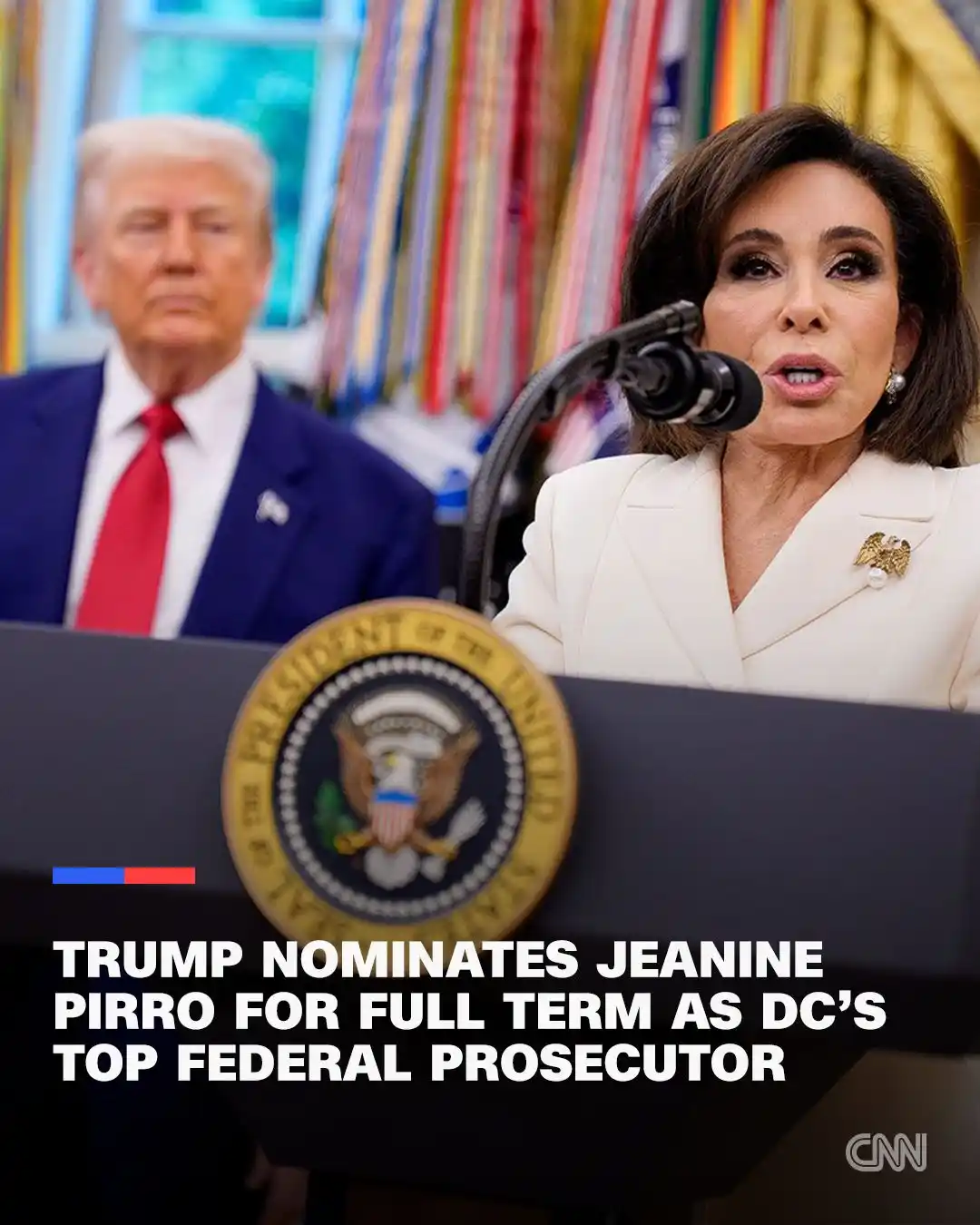 Image from CNN: President Donald Trump is nominating former Fox News host and interim ...