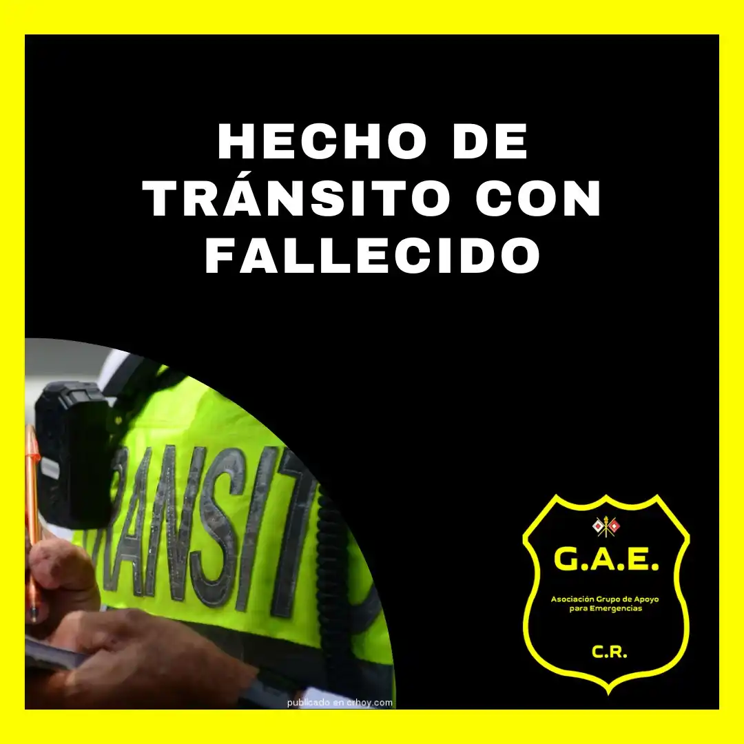 Image from Reportes Emergencias CR y novedades en Rutas Nacionales: 🚧 Quepos, La Marina, trailer atropella ciclista. Fallecido en escena....