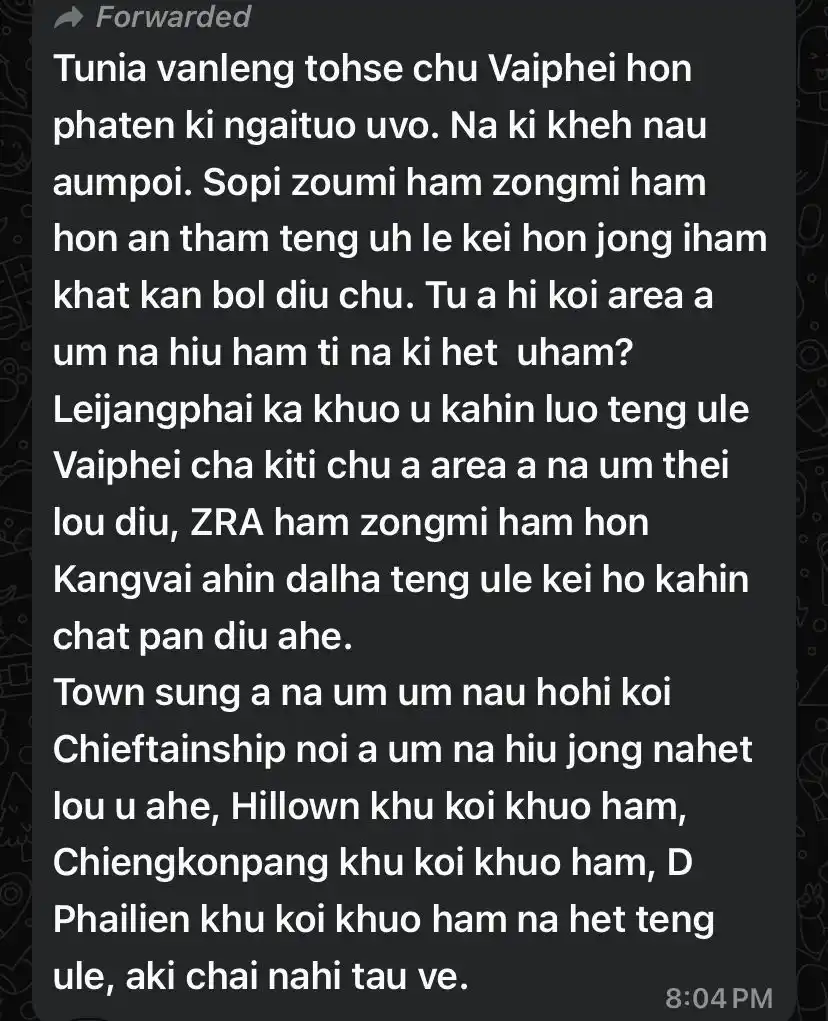 Image from TGO MEDIA™: *REBUTTAL* _June 12,2025_ Zia gual a Thadou pau mangcha a thu hung ki...
