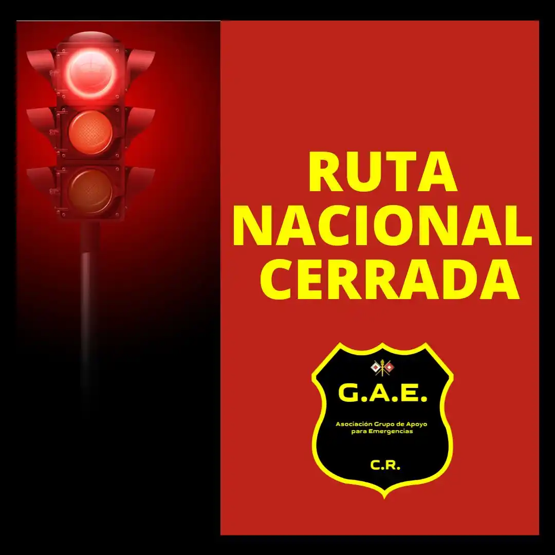 Image from Reportes Emergencias CR y novedades en Rutas Nacionales: Ruta 1 Cambronero con cierre total preventivo hasta mañana informa CON...