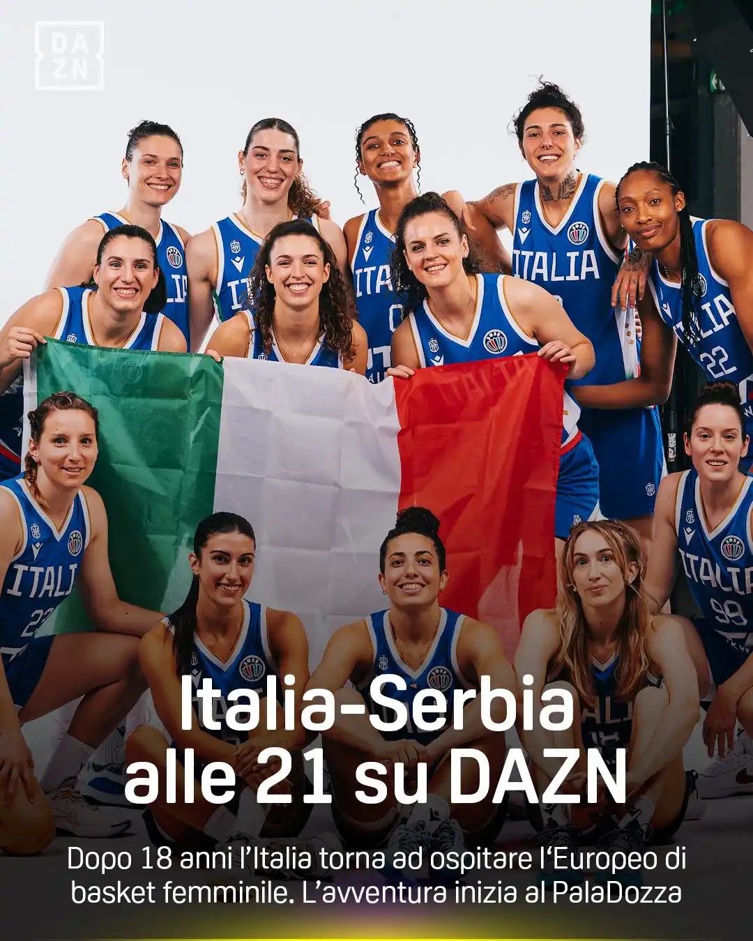 Image from DAZN Italia: Tutto pronto al PalaDozza per il debutto della Nazionale femminile di ...