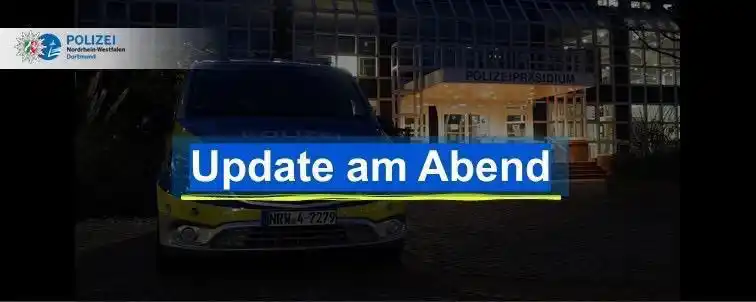 Image from Polizei NRW Dortmund: Unsere Meldungen von heute 👇🏻 1️⃣ PK-Fokus-Kräfte zeigen Präsenz in...