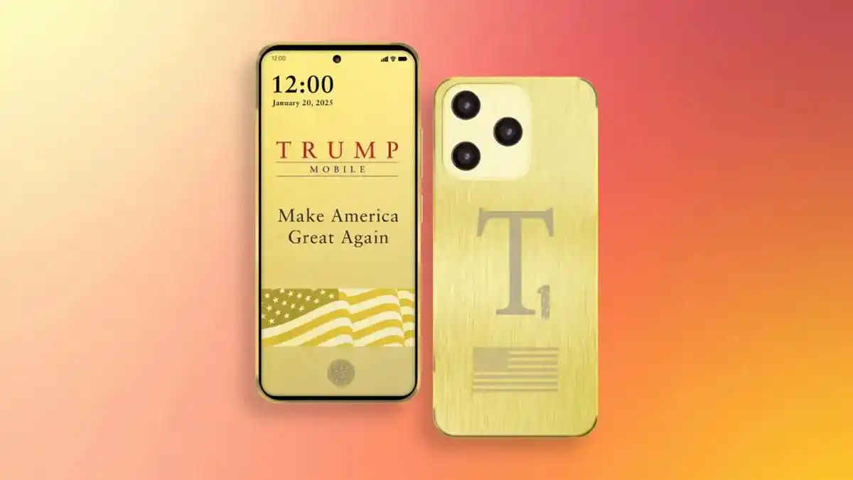 Image from Canal Informativo: 📱🇺🇸💰 Donald Trump presentó el *“T1”, su nuevo teléfono* con Androi...