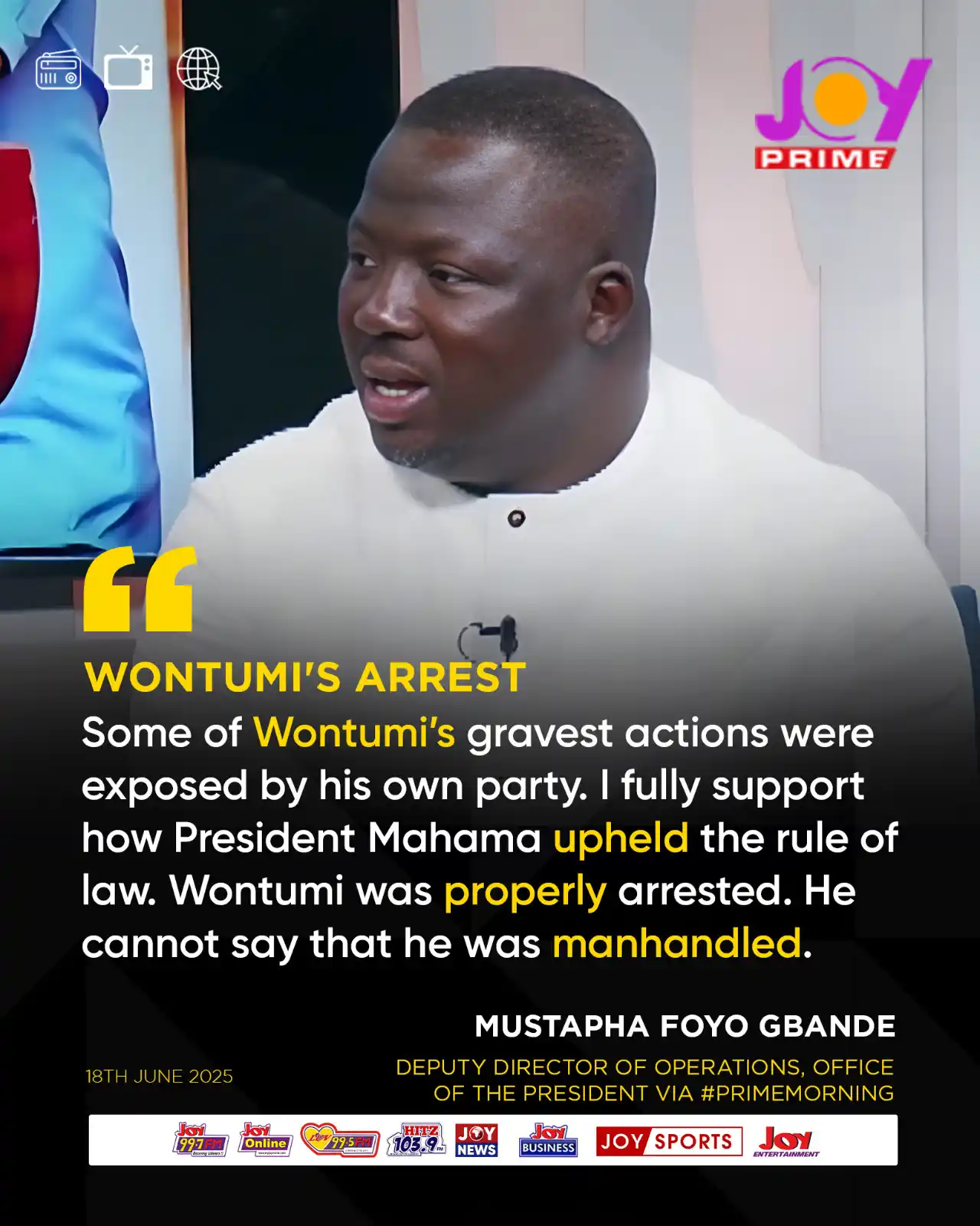 Image from Myjoyonline: Wontumi's Arrest: Some of Wontumi’s gravest actions were exposed by hi...