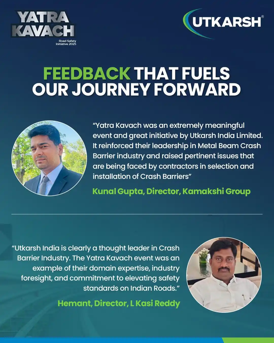 Image from Utkarsh India Limited: Words That Motivate, Insights That Inspire! At Yatra Kavach, the voice...