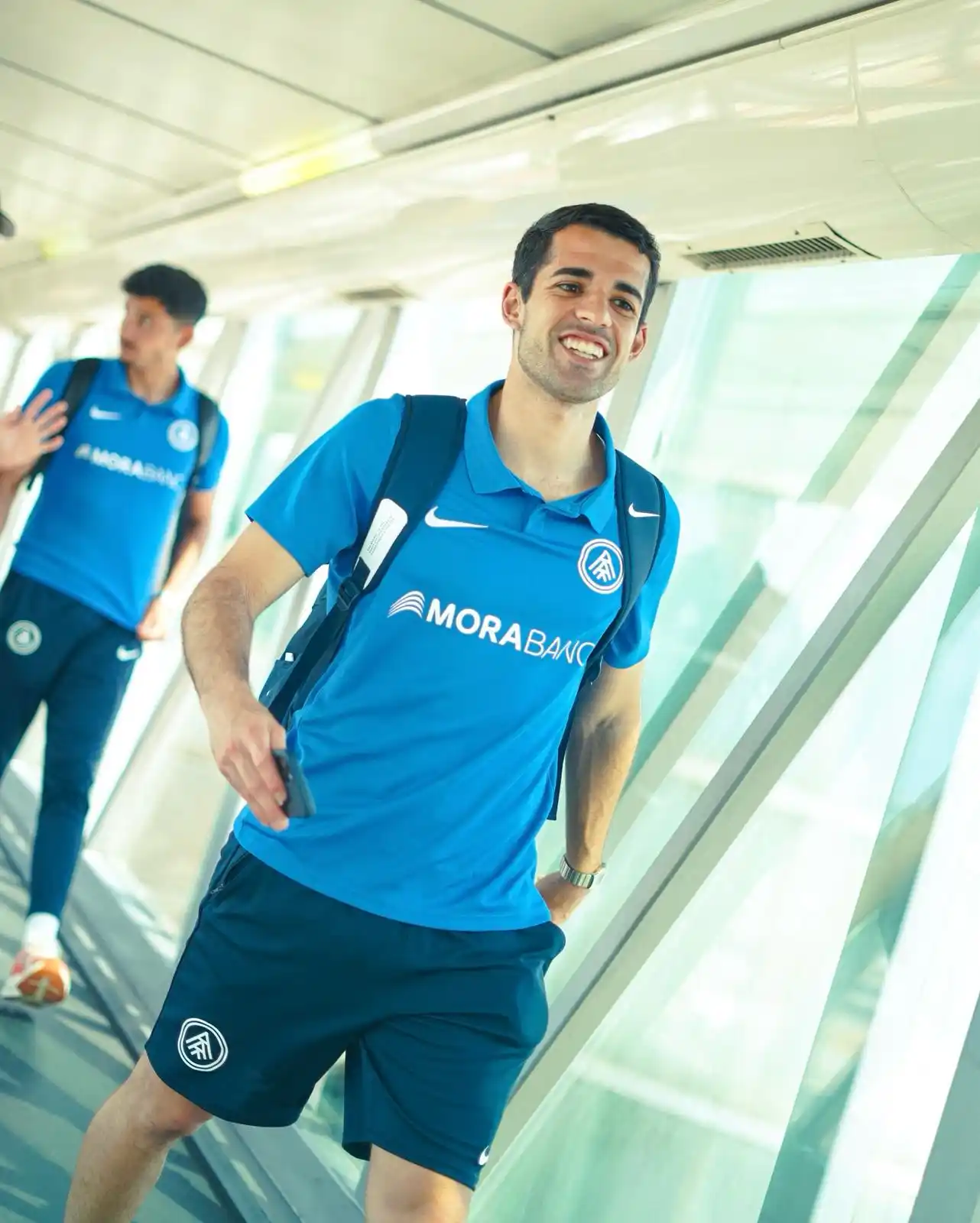 Image from FC Andorra: 🔙 Alberto Solís is 𝐁𝐀𝐂𝐊 with the squad 👥 Viatgem tots a Eivissa...