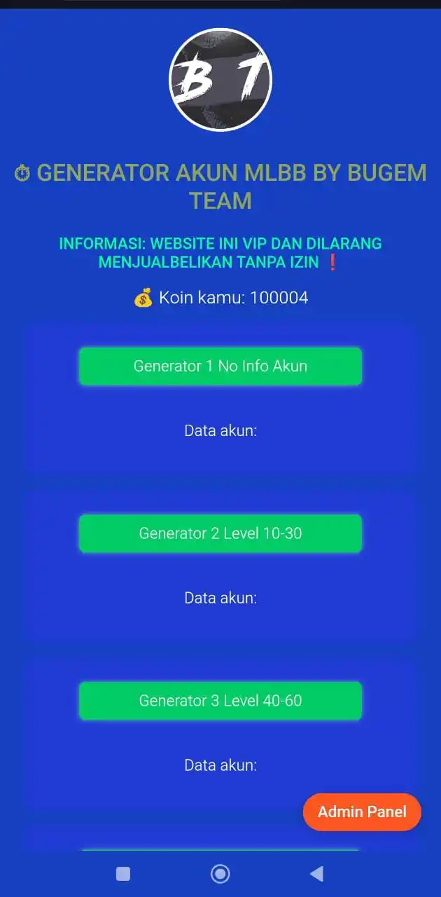 Image from BUGEM 4.5: Alhamdulillah jadi berserta admin panel nya...