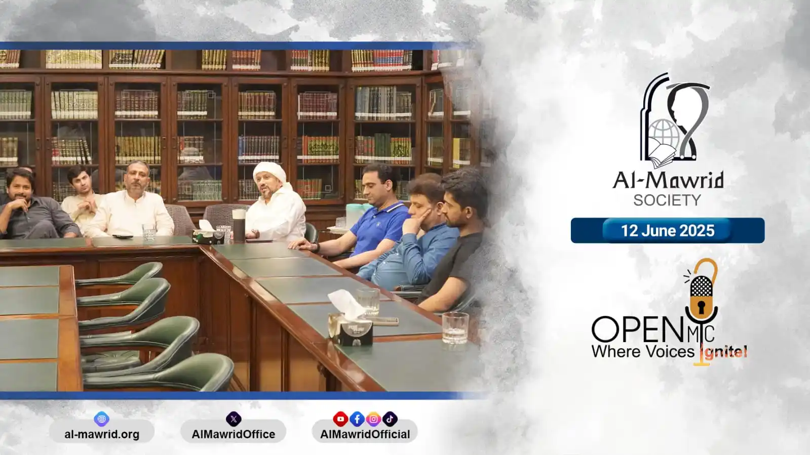 Image from Al-Mawrid Official: المورد سوسائٹی کے زیر اہتمام ہفتہ وار "اوپن مائیک سیشن " مورخہ: 12 جون...