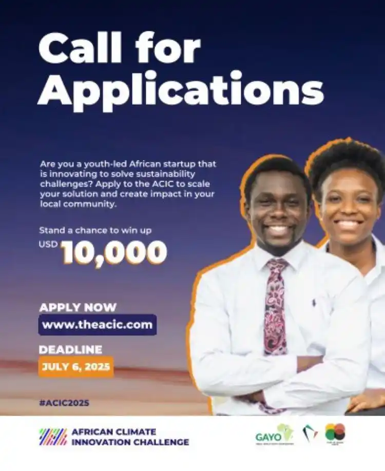 Image from The African Network : Applications OPEN! Are you an African youth-led startup solving sustai...