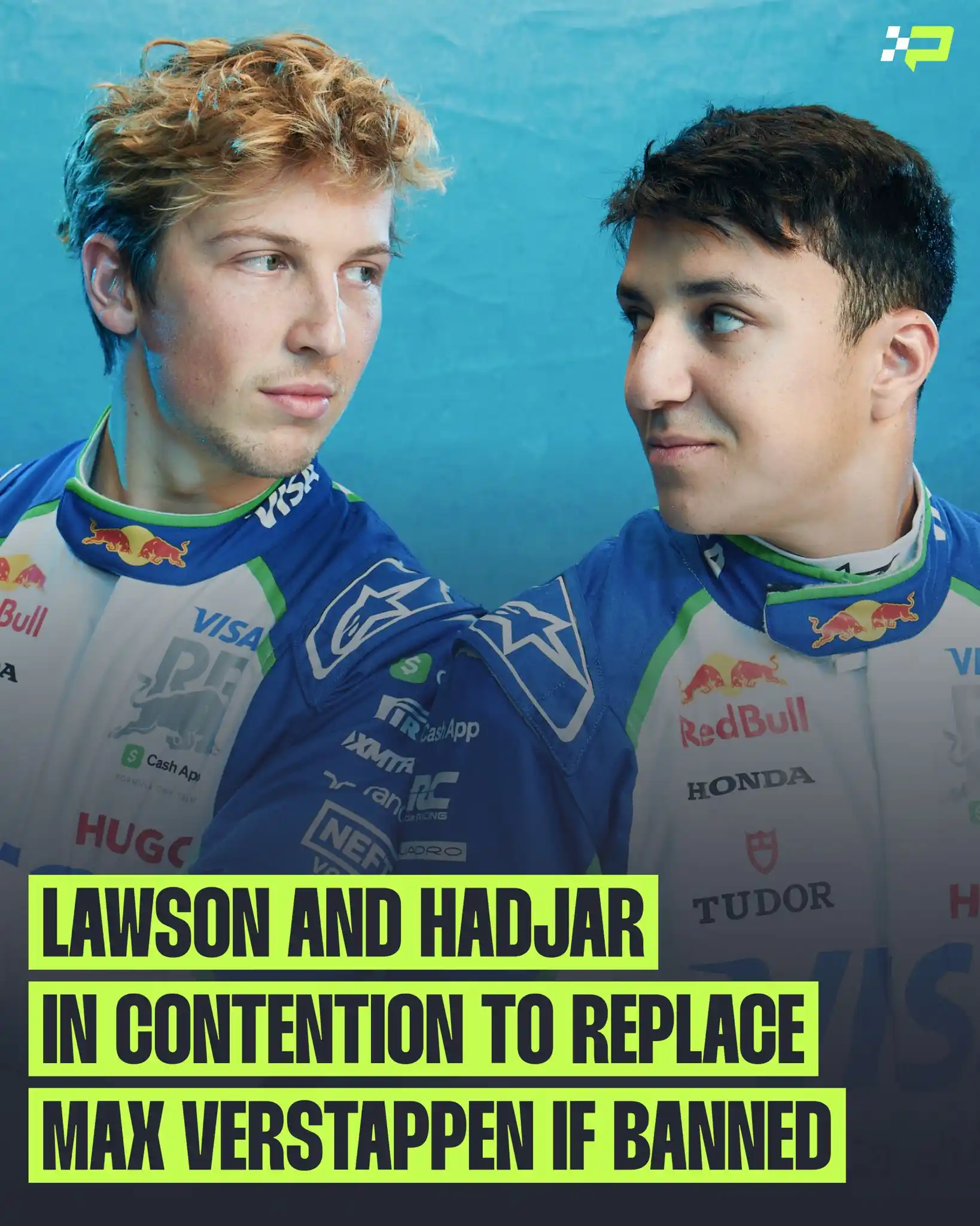 Image from PlanetF1.com: Could Liam Lawson return to a Red Bull cockpit? PF1 understands that ...