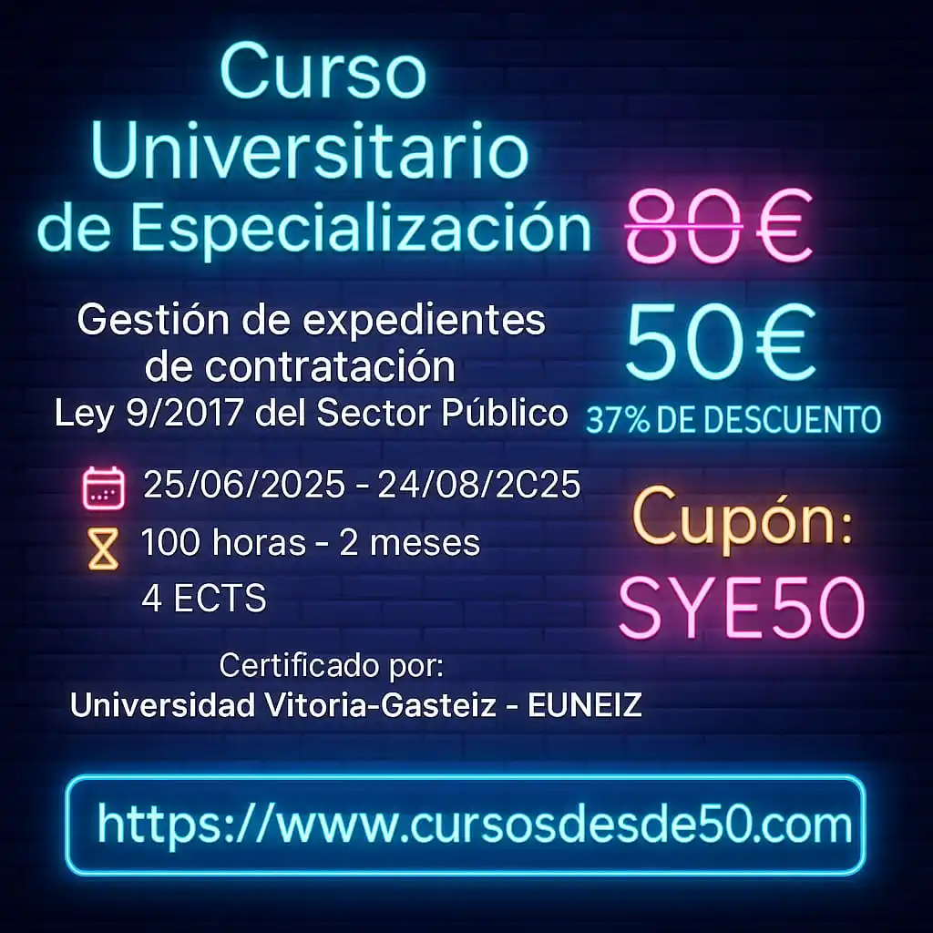 Image from ÁREA FORMACIÓN SYE: Curso Acreditado Universitario de Especialización en Gestión de expedi...