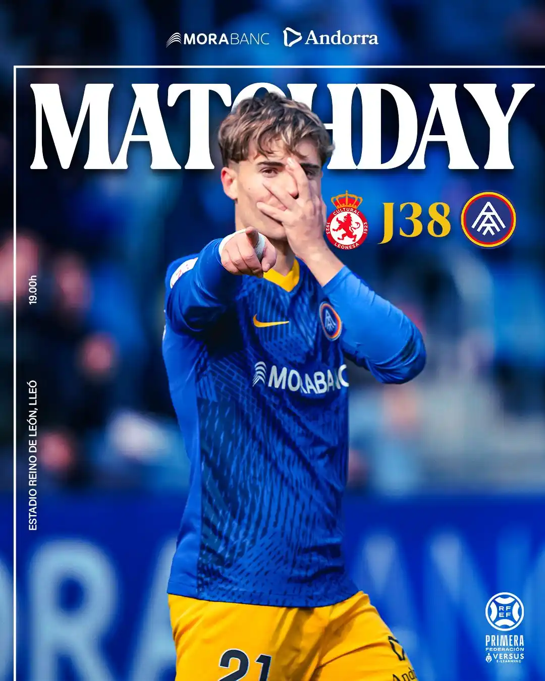 Image from FC Andorra: ๐จ ๐๐๐ ๐๐ ๐ฃ๐๐ฅ๐ง๐๐ง! ๐ Cultural Leonesa โฐ 19h ๐๏ธ Estadio Re...