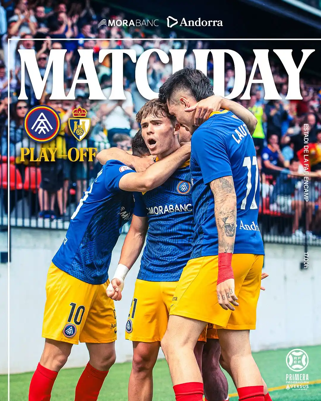 Image from FC Andorra: π¨ πππ ππ π£ππ₯π§ππ§! π SD Ponferradina β° 17h ποΈ Estadi de l...