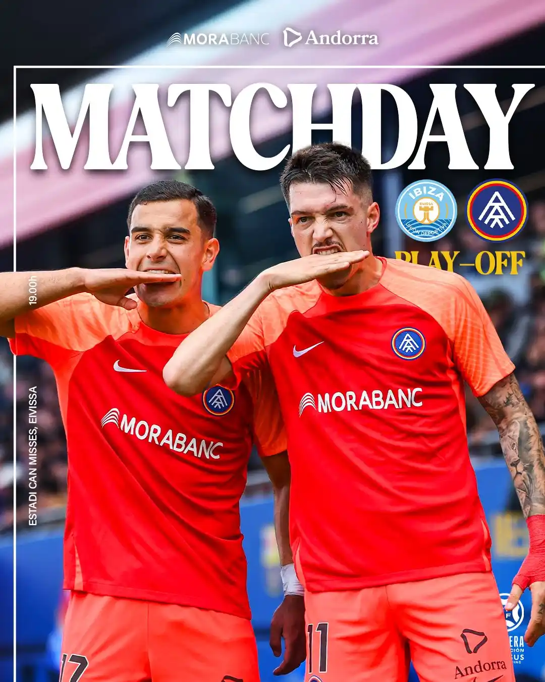 Image from FC Andorra: π¨ πππ ππ π£ππ₯π§ππ§! π UD Ibiza β° 19h ποΈ Estadi Can Misses...