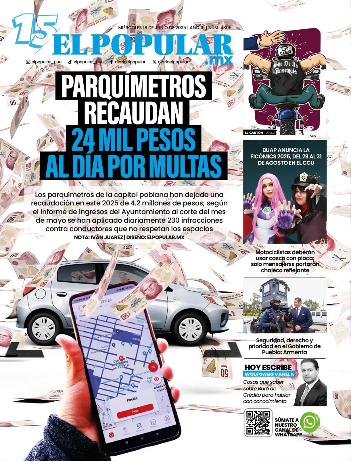 Image from 📰 El Popular mx. - Periodismo con causa: 💸ESTAS SANCIONES HAN DEJADO UNA GANANCIA DE 4 MILLONES 204 MIL 667 PE...