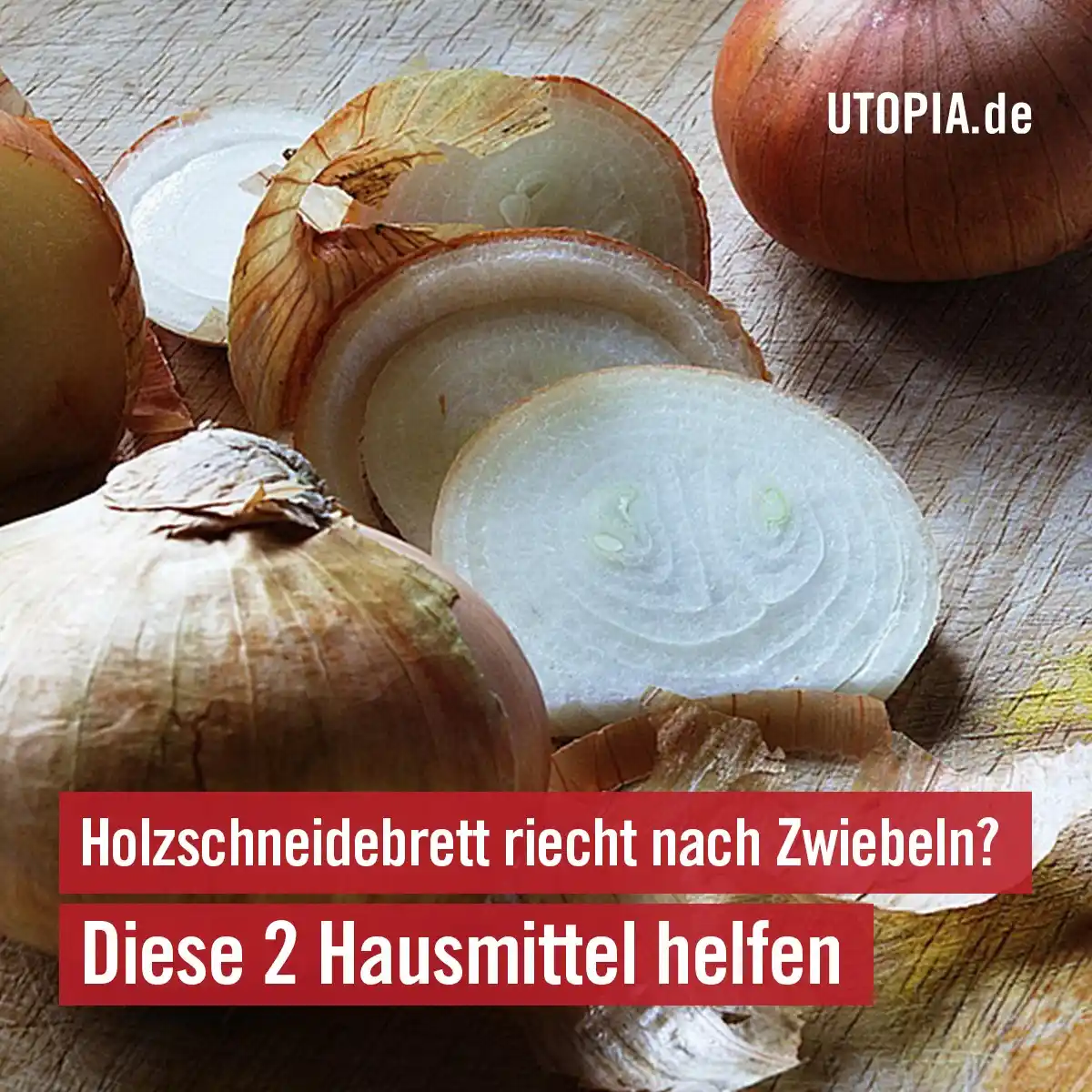 Image from Utopia: 🧅 Holzschneidebrett riecht nach Zwiebeln? Diese 2 Hausmittel helfen ...