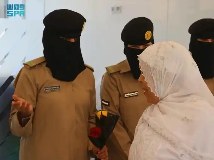 Image from صحيفة الجزيرة Al Jazirah: *حرس الحدود يسهل إجراءات مغادرة ضيوف الرحمن عبر منفذ حالة عمار* https...