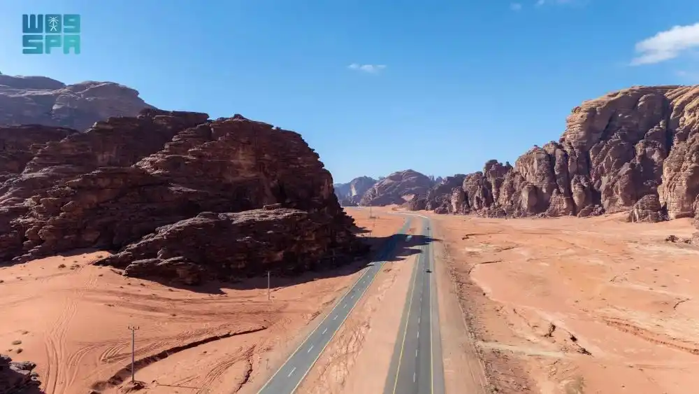 Image from صحيفة الجزيرة Al Jazirah: *“هيئة الطرق”: طريق (تبوك / حقل) مشروع إستراتيجي لتعزيز السياحة* http...